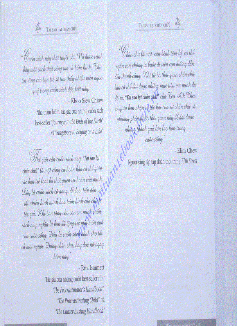 image for page Tại sao lại chần chừ