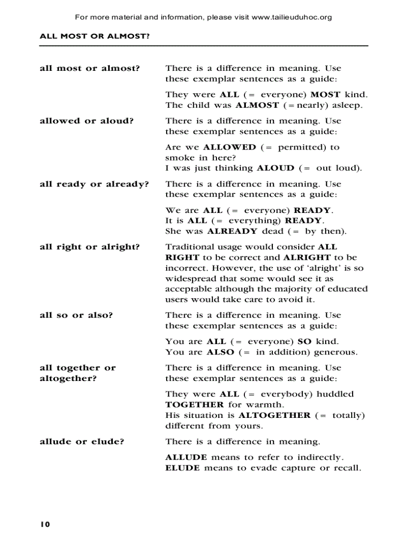image for page Sửa lỗi tiếng anh từ a tới z