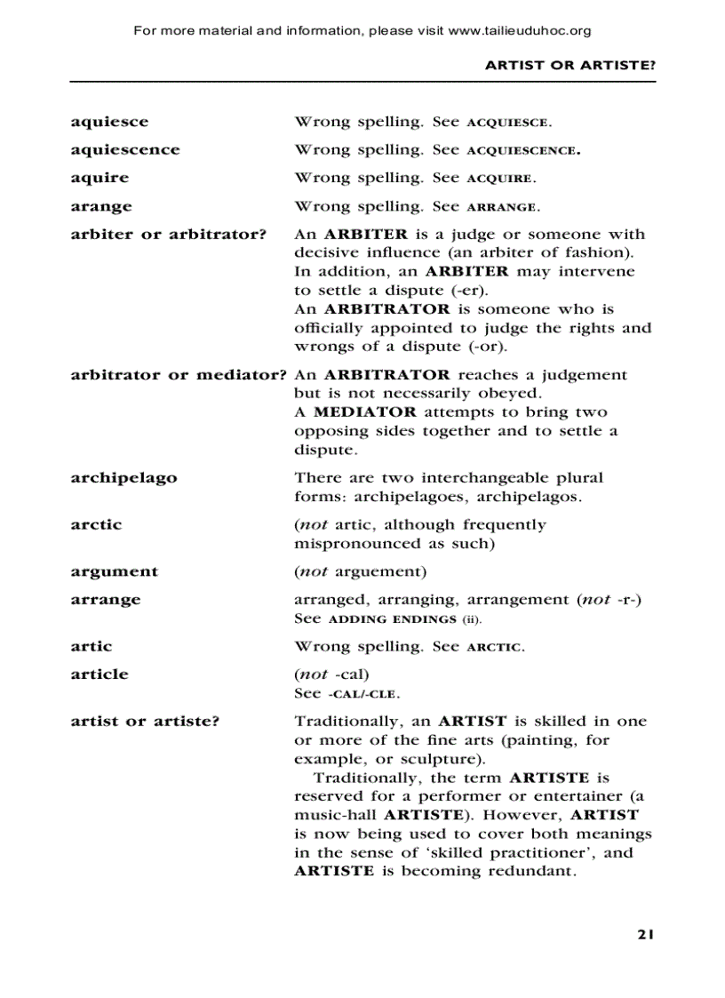 image for page Sửa lỗi tiếng anh từ a tới z