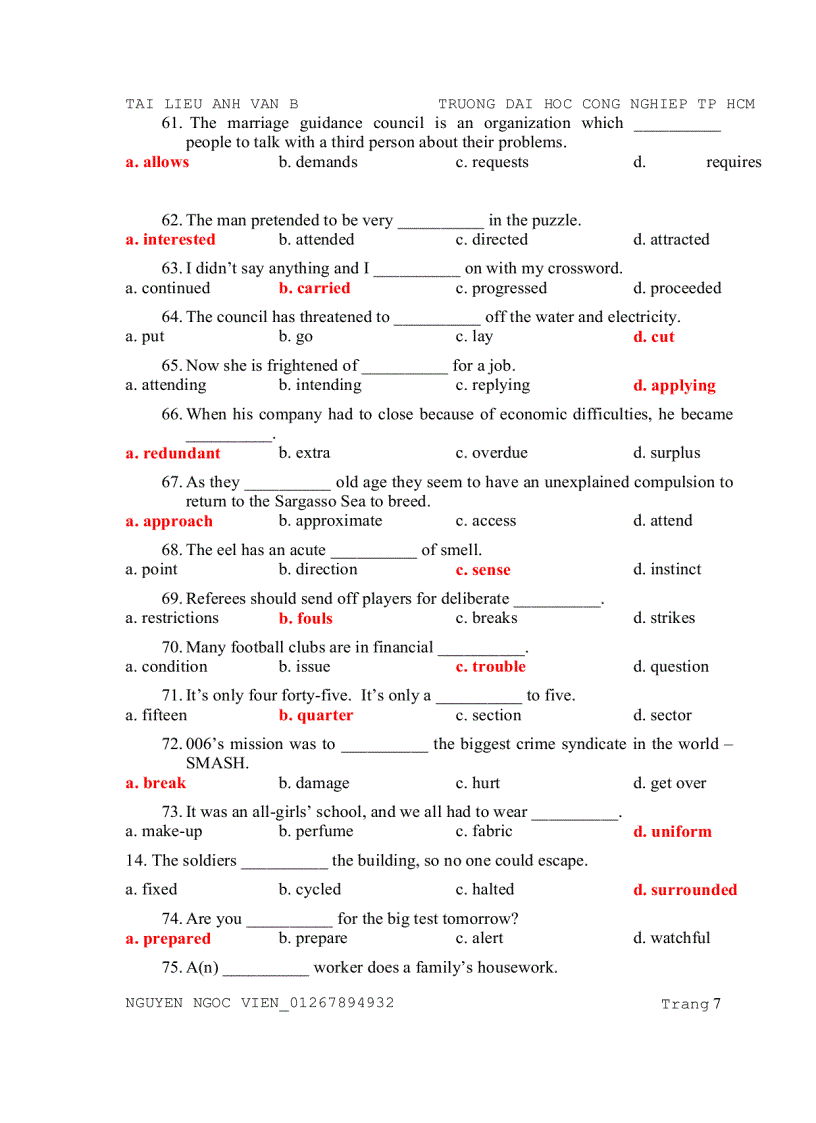 image for page Tài liệu Anh Văn B Trường Đại Học Công Nghiệp TP Hồ Chí Minh 59 trang
