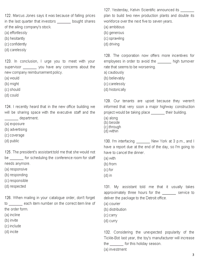 image for page Trắc nghiệm toeic part 2 to 7
