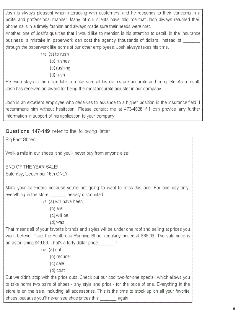 image for page Trắc nghiệm toeic part 2 to 7