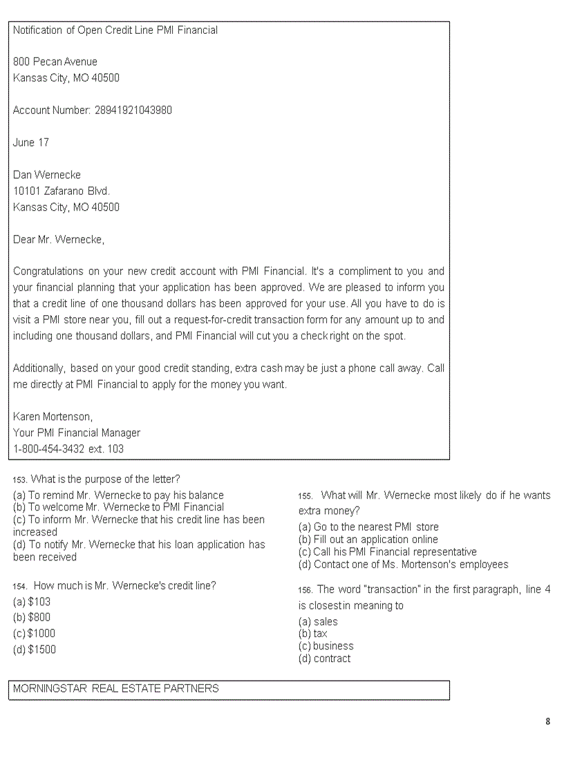 image for page Trắc nghiệm toeic part 2 to 7