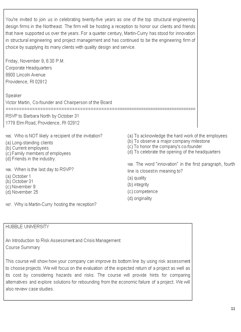 image for page Trắc nghiệm toeic part 2 to 7