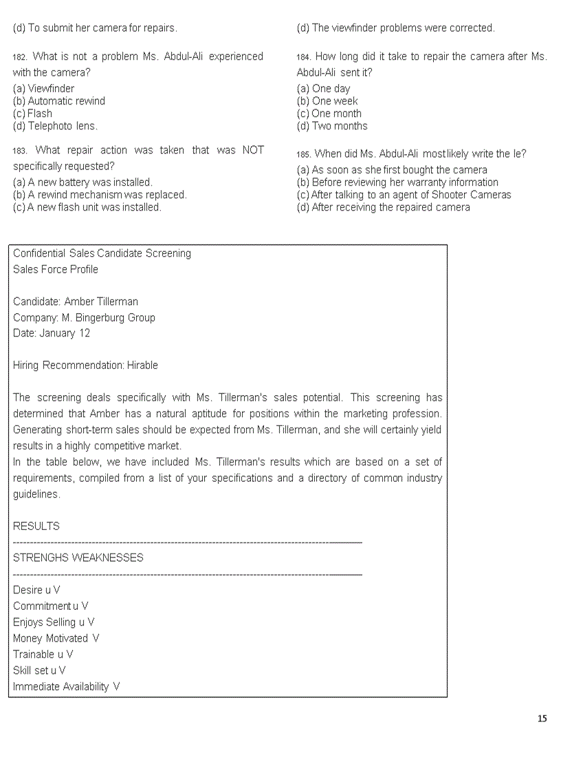 image for page Trắc nghiệm toeic part 2 to 7
