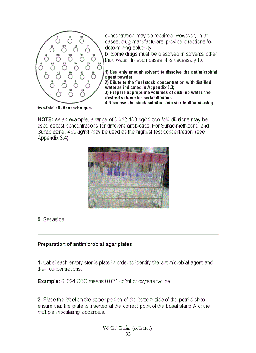 image for page Laboratory Manual of Standardized Methods for Antimicrobial Sensitivity Tests for Bacteria Isolated from Aquatic Animals and Environment