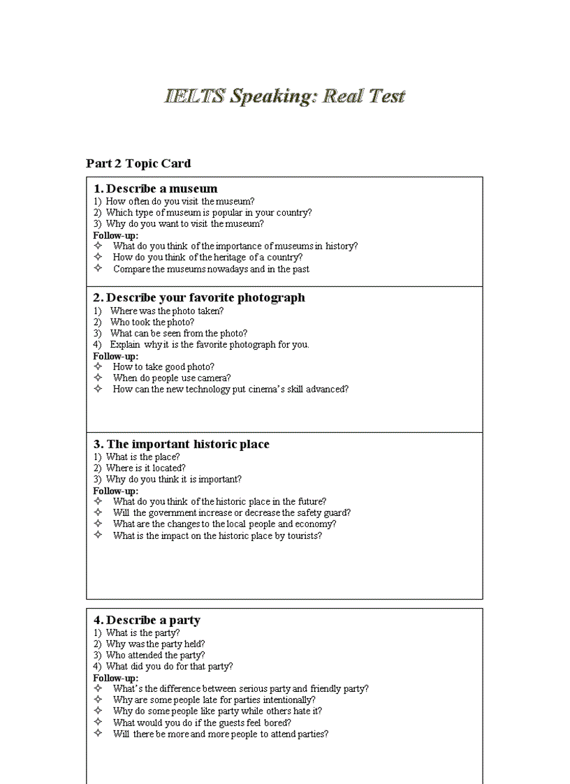 image for page IELTS Speaking Real Test