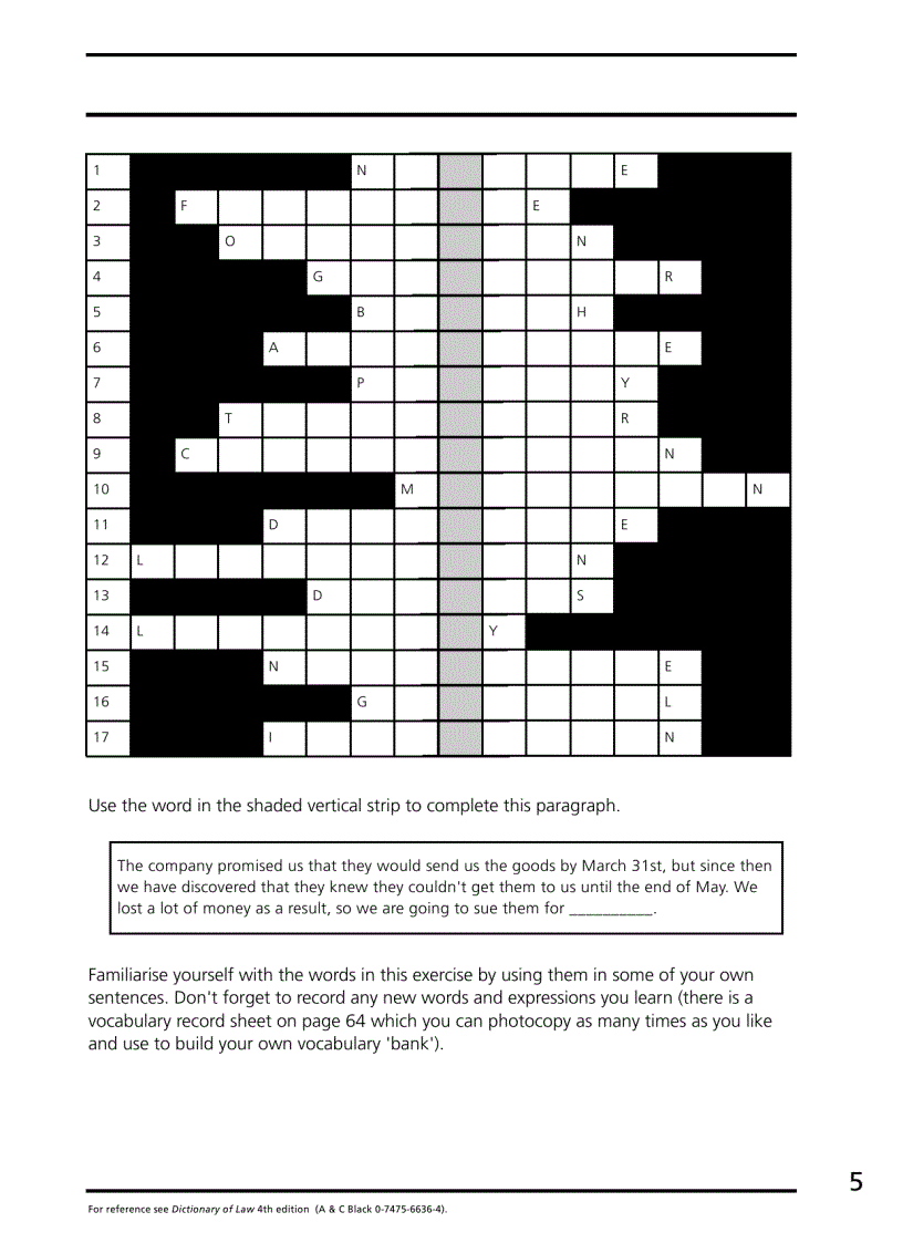 image for page Check your vocabulary for Law