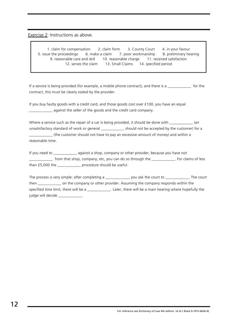 image for page Check your vocabulary for Law