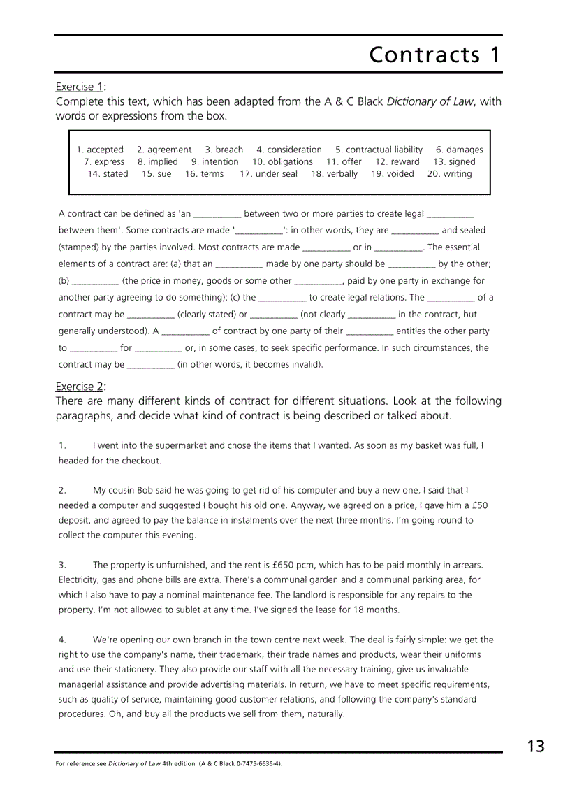 image for page Check your vocabulary for Law