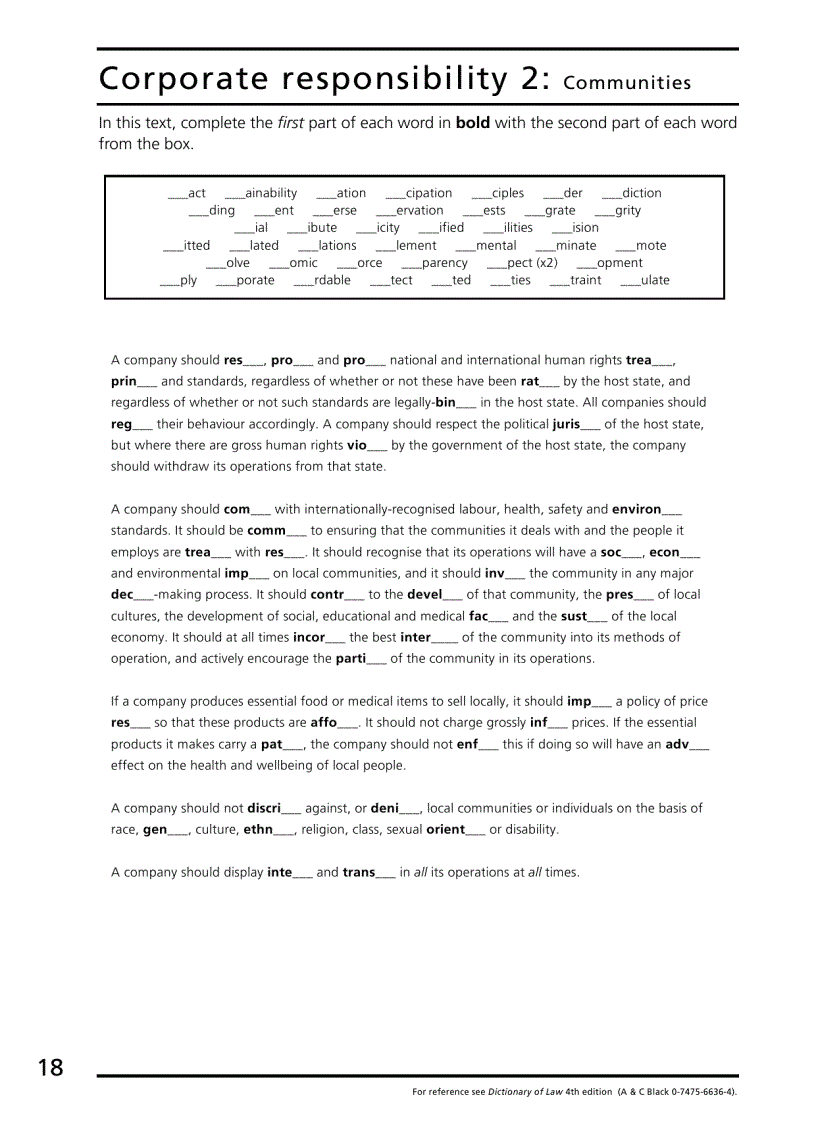 image for page Check your vocabulary for Law