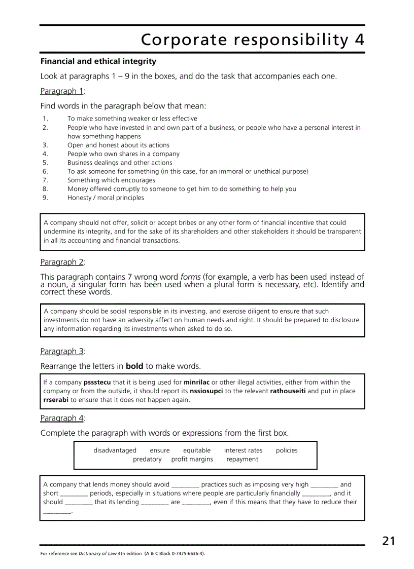 image for page Check your vocabulary for Law