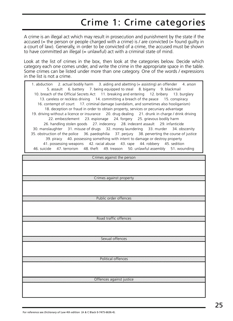 image for page Check your vocabulary for Law