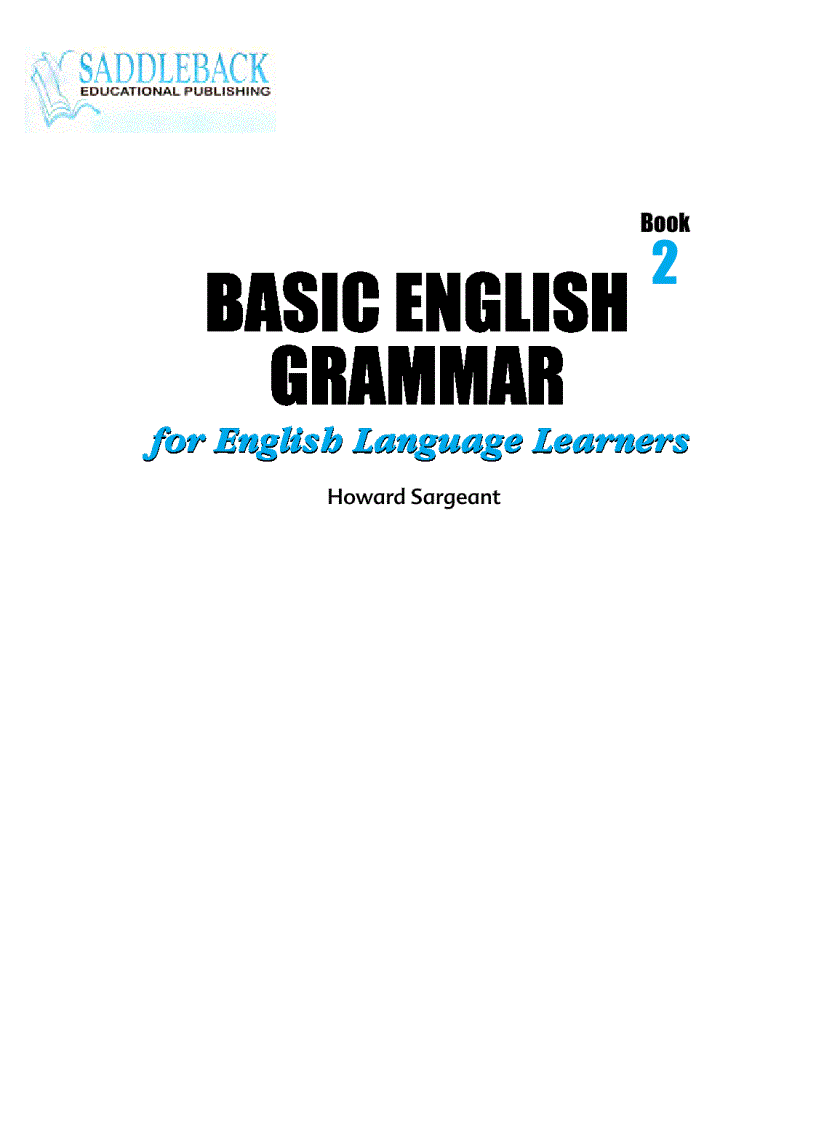 image for page Basic english gramamar 2