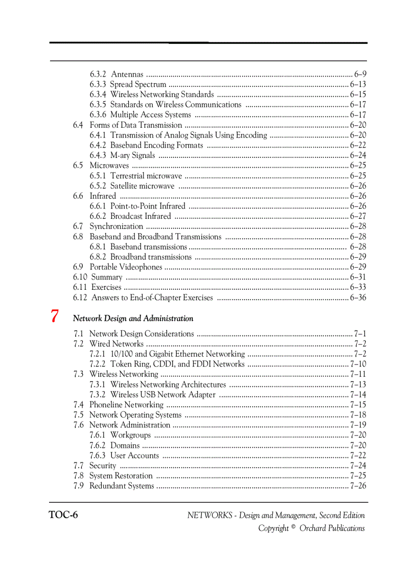 image for page NETWORKS Design and Management Second Edition