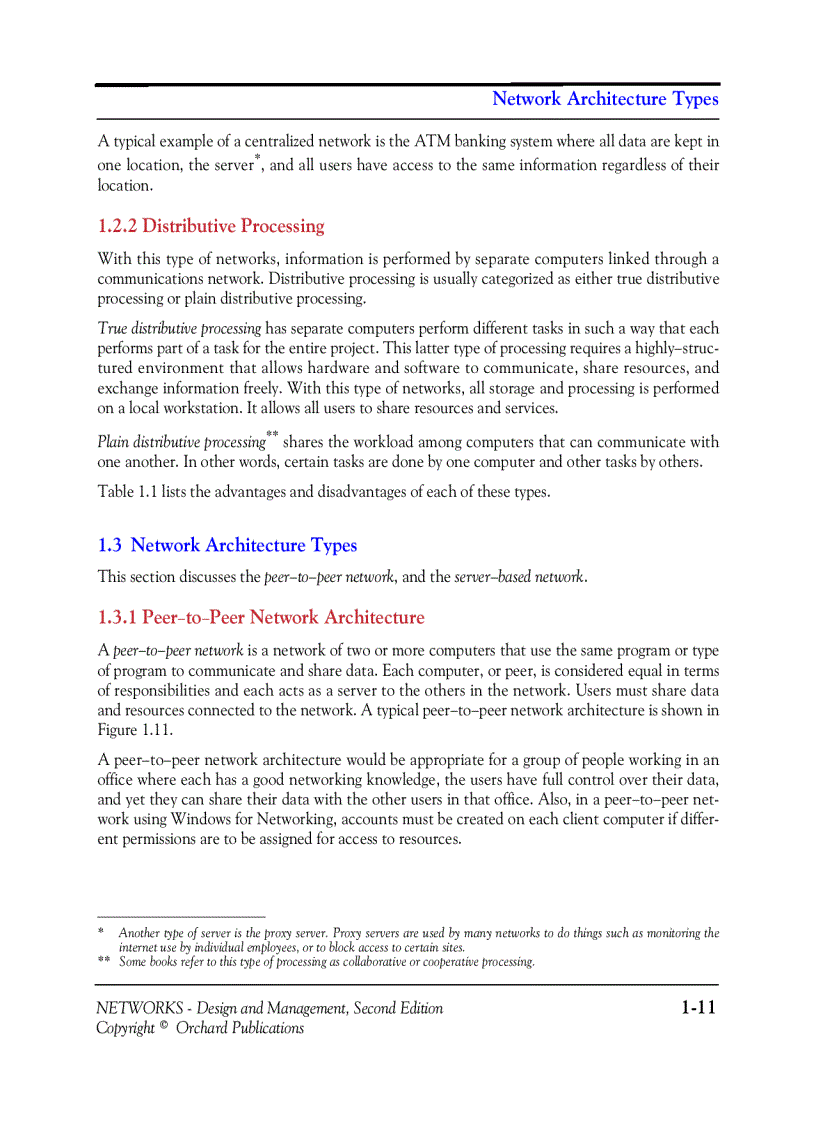 image for page NETWORKS Design and Management Second Edition