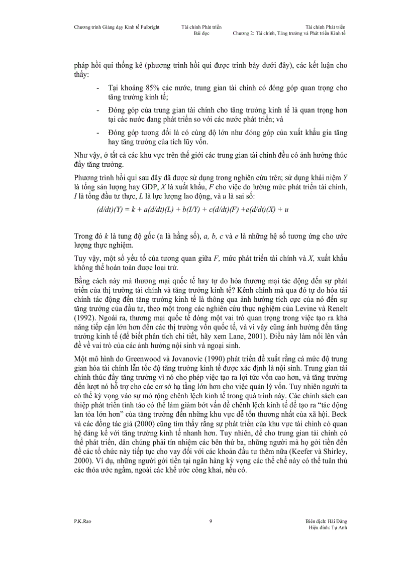 image for page Tài chính tăng trưởng và phát triển kinh tế