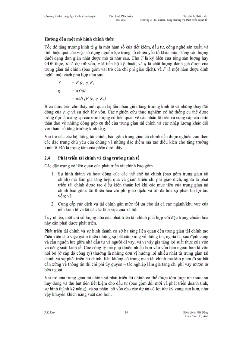 image for page Tài chính tăng trưởng và phát triển kinh tế