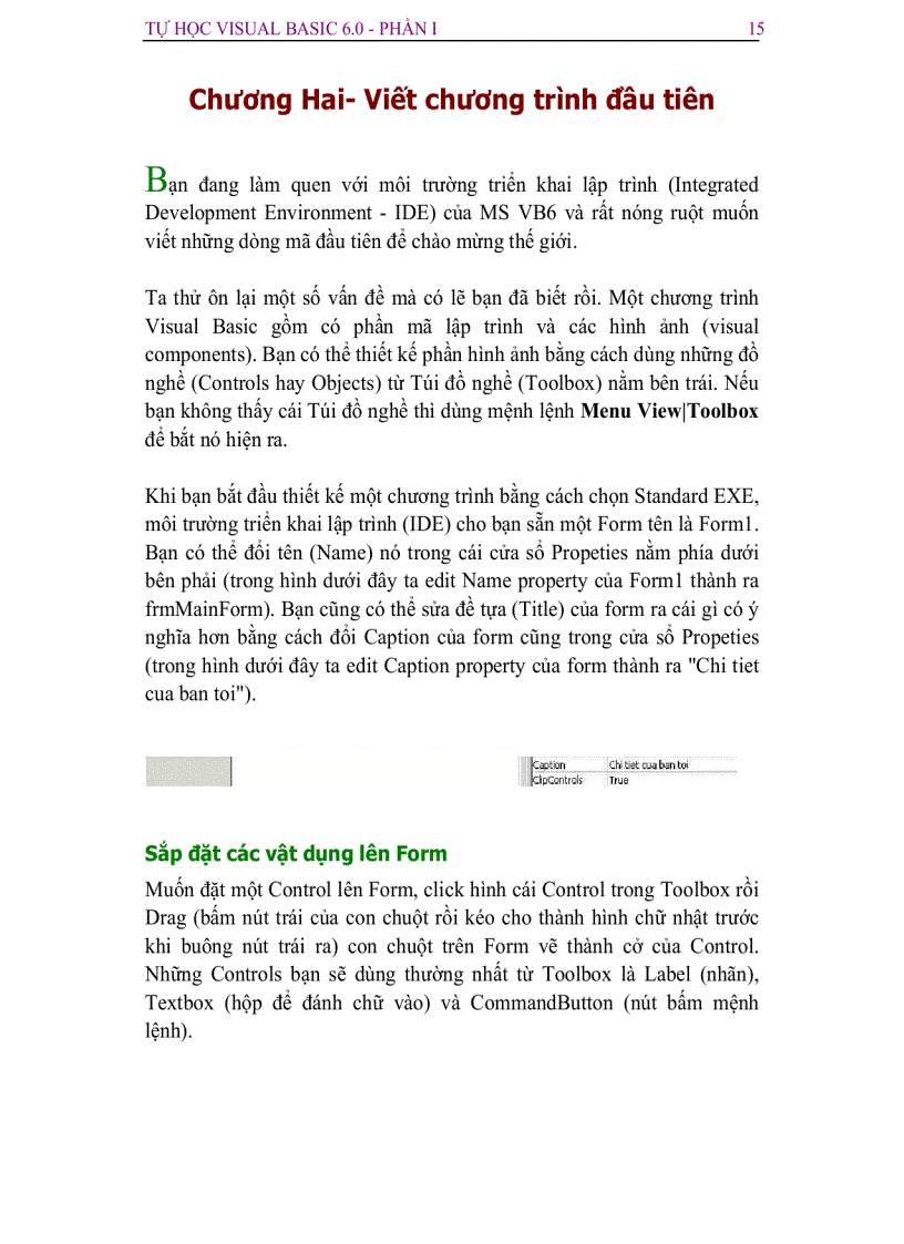 image for page Tự học Visual basic 6