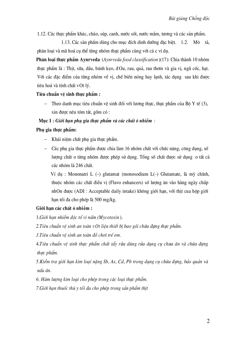 image for page Chống độc Bài giảng điều trị ngộ độc