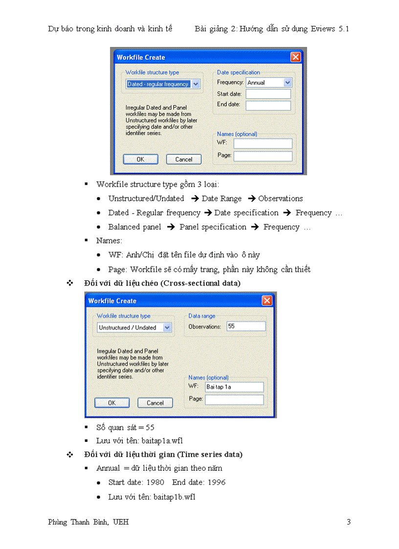 image for page Hướng dẫn sử dụng Eviews 5 1