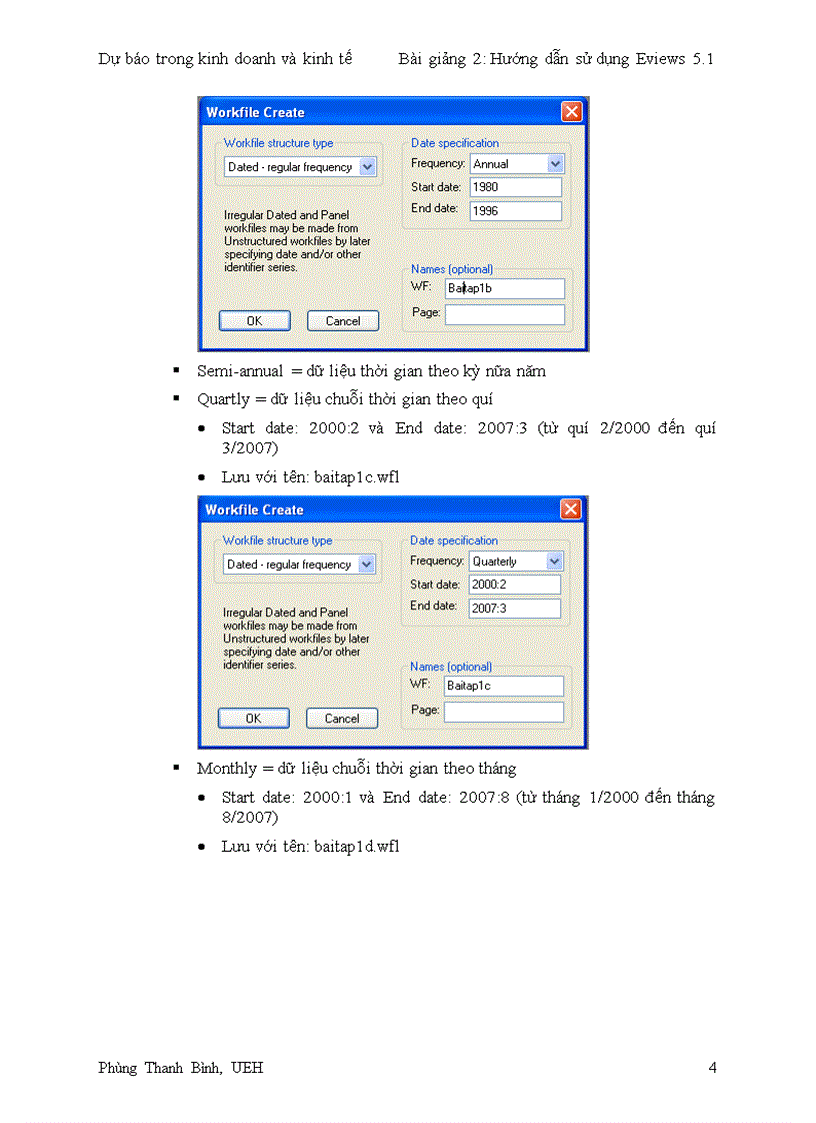 image for page Hướng dẫn sử dụng Eviews 5 1