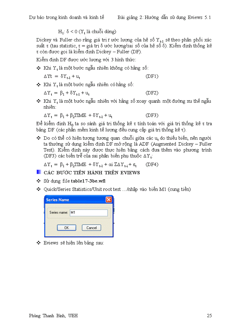 image for page Hướng dẫn sử dụng Eviews 5 1
