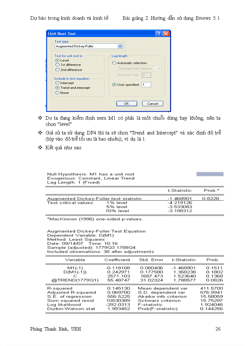 image for page Hướng dẫn sử dụng Eviews 5 1
