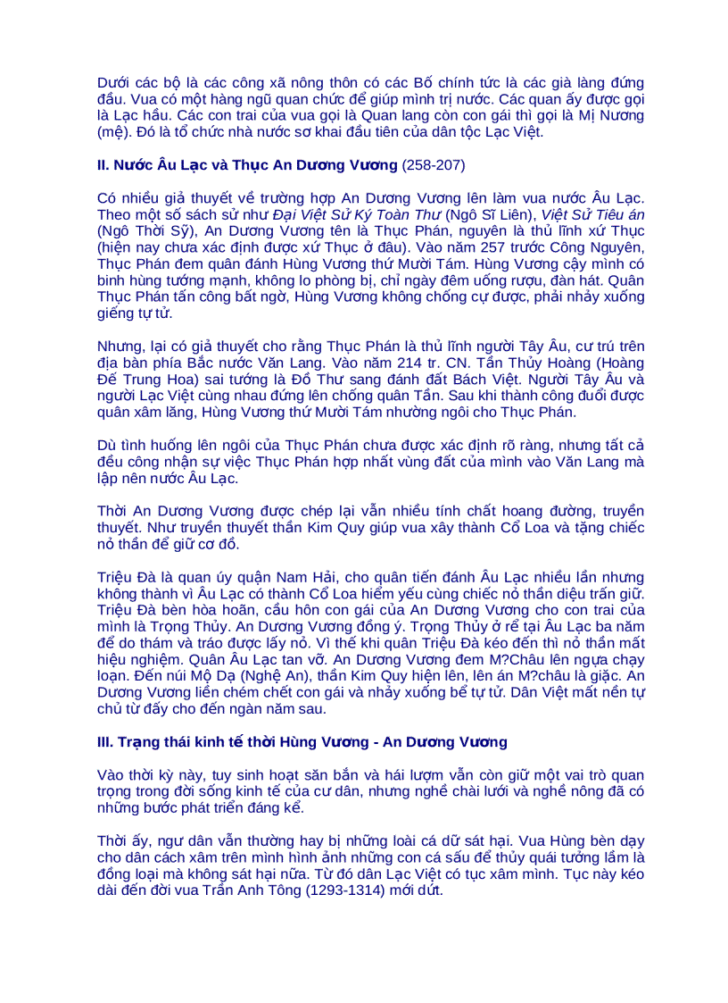 image for page Lịch sử Việt Nam thời thượng cổ đến hiện đại