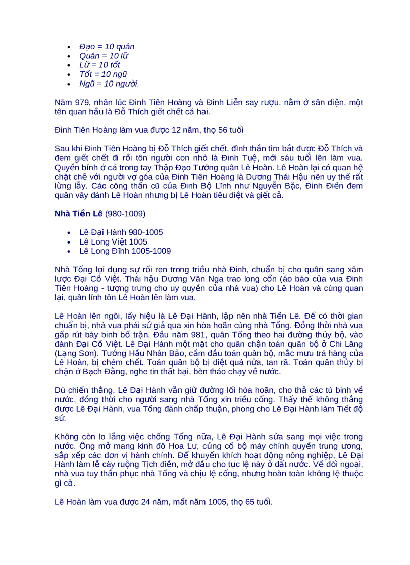 image for page Lịch sử Việt Nam thời thượng cổ đến hiện đại