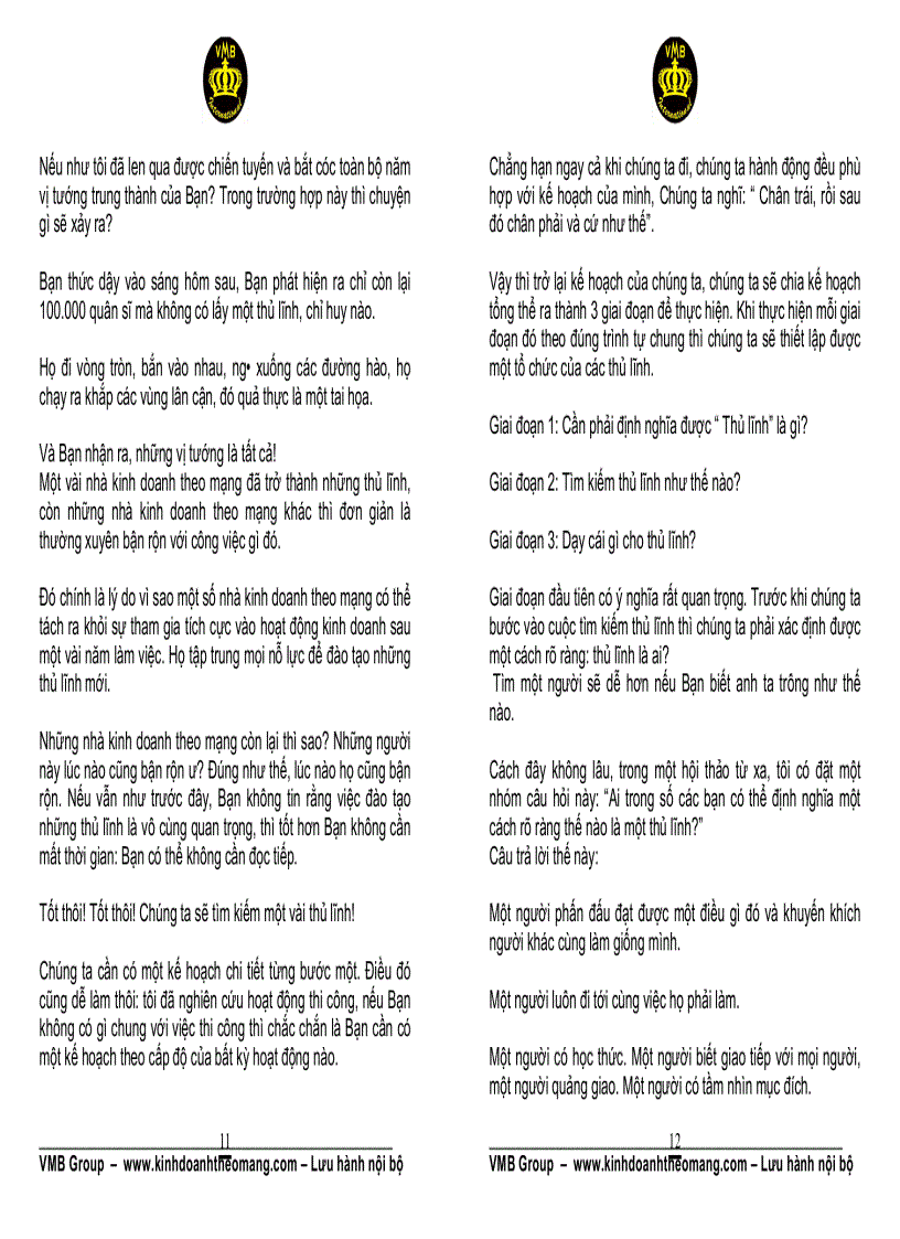 image for page Những thủ lĩnh trong kinh doanh theo mạng