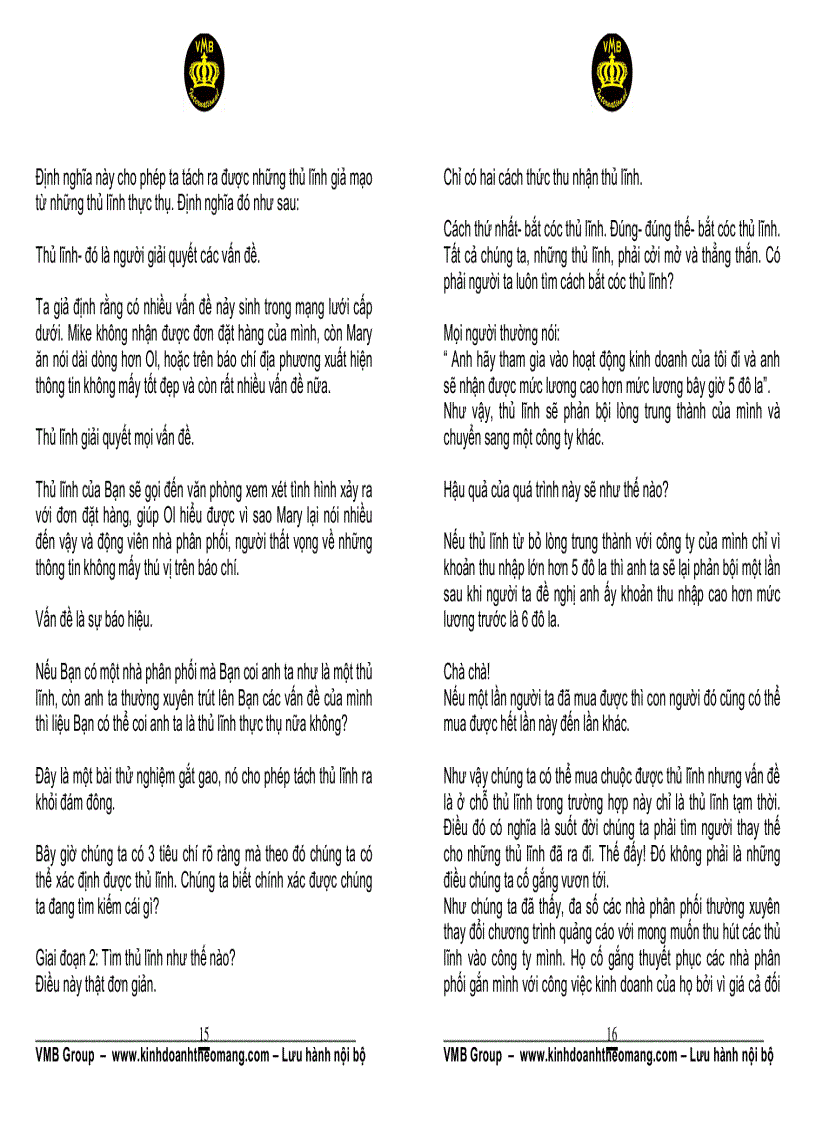 image for page Những thủ lĩnh trong kinh doanh theo mạng