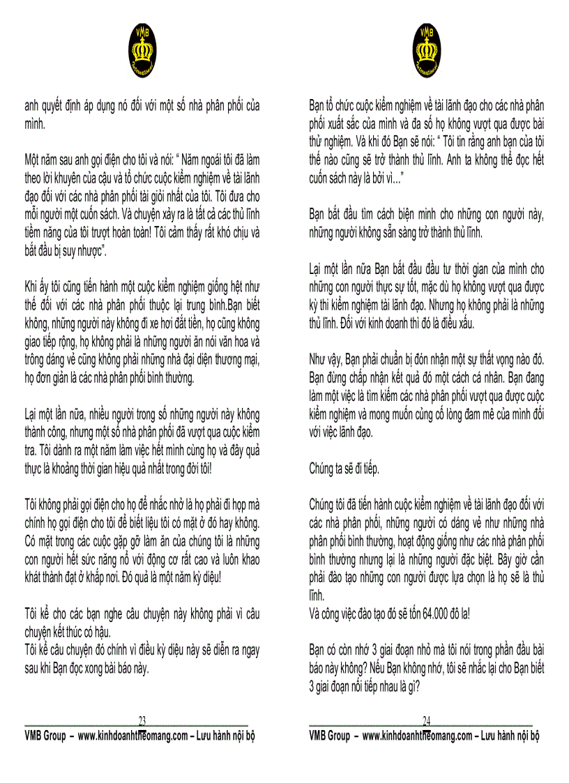 image for page Những thủ lĩnh trong kinh doanh theo mạng