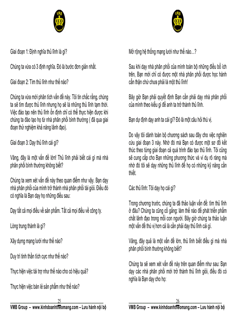 image for page Những thủ lĩnh trong kinh doanh theo mạng