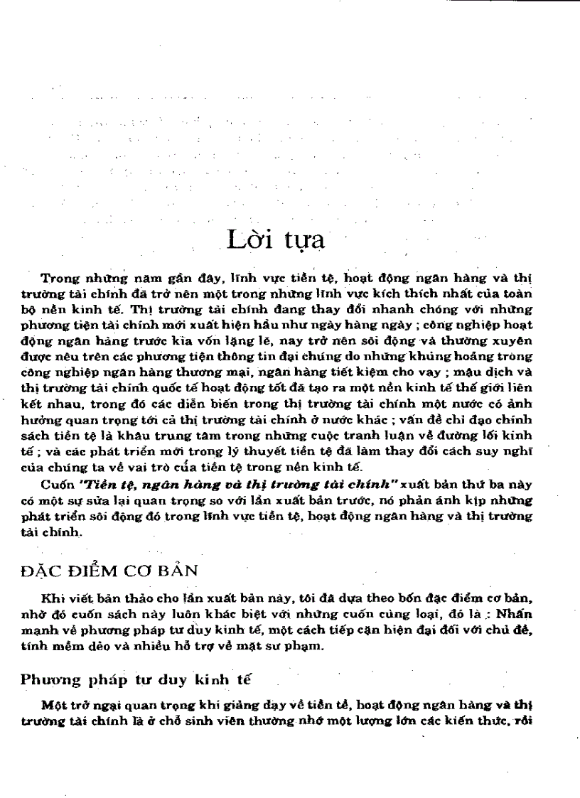 image for page Tiền tệ ngân hàng và thị trường tài chính