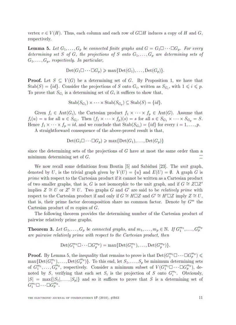 image for page On the determining number and the metric dimension of graphs