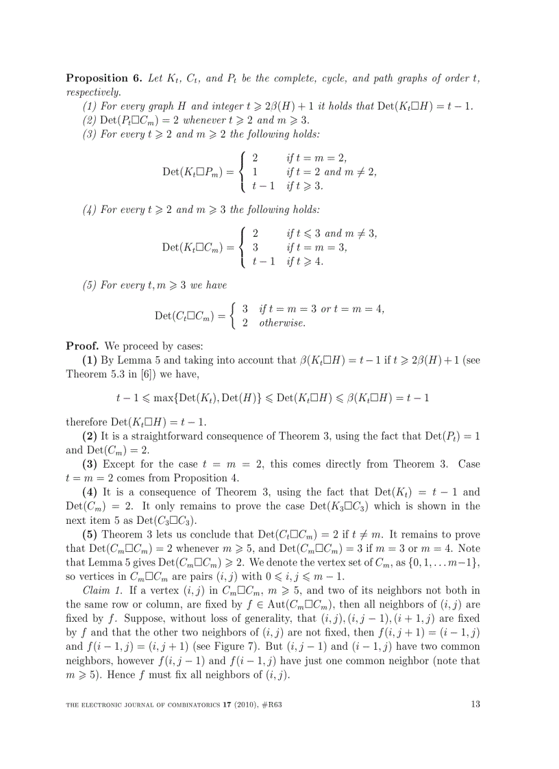 image for page On the determining number and the metric dimension of graphs