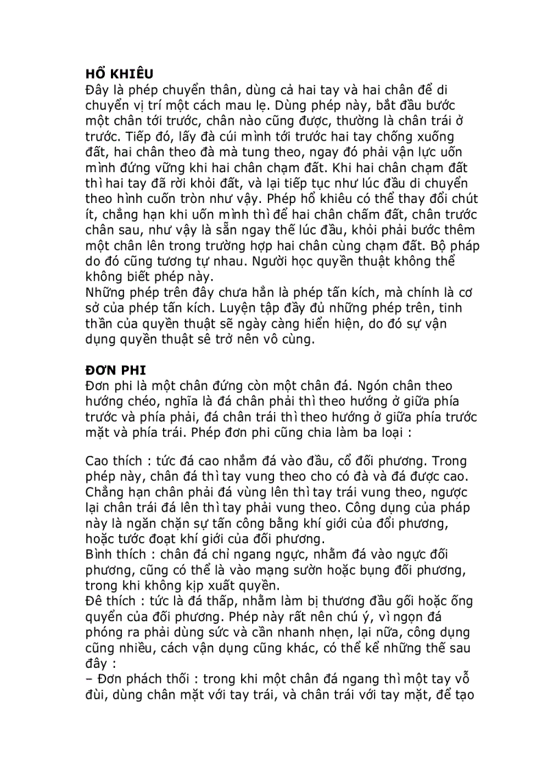 image for page Bí quyết các phép đánh Quyền Đao Thương Tiếng Việt