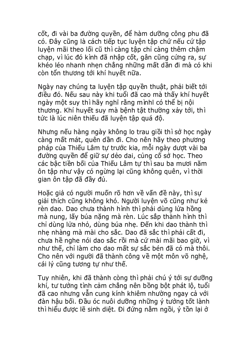 image for page Bí quyết các phép đánh Quyền Đao Thương Tiếng Việt