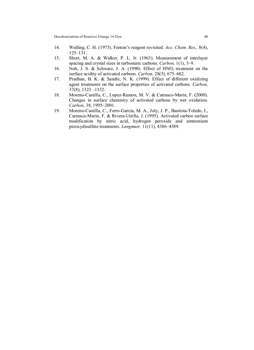 image for page Decolourisation of Reactive Orange 16 by Activated Carbon and Copper Oxide Catalysts Supported by Activated Carbon