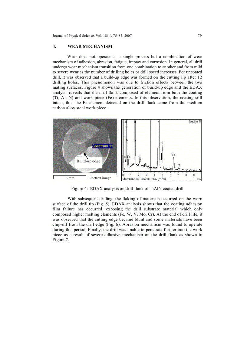 image for page WEAR MECHANISM OF TiN TiAlN AND TiCN COATED DRILLS DURING DRILLING OF CARBON STEEL