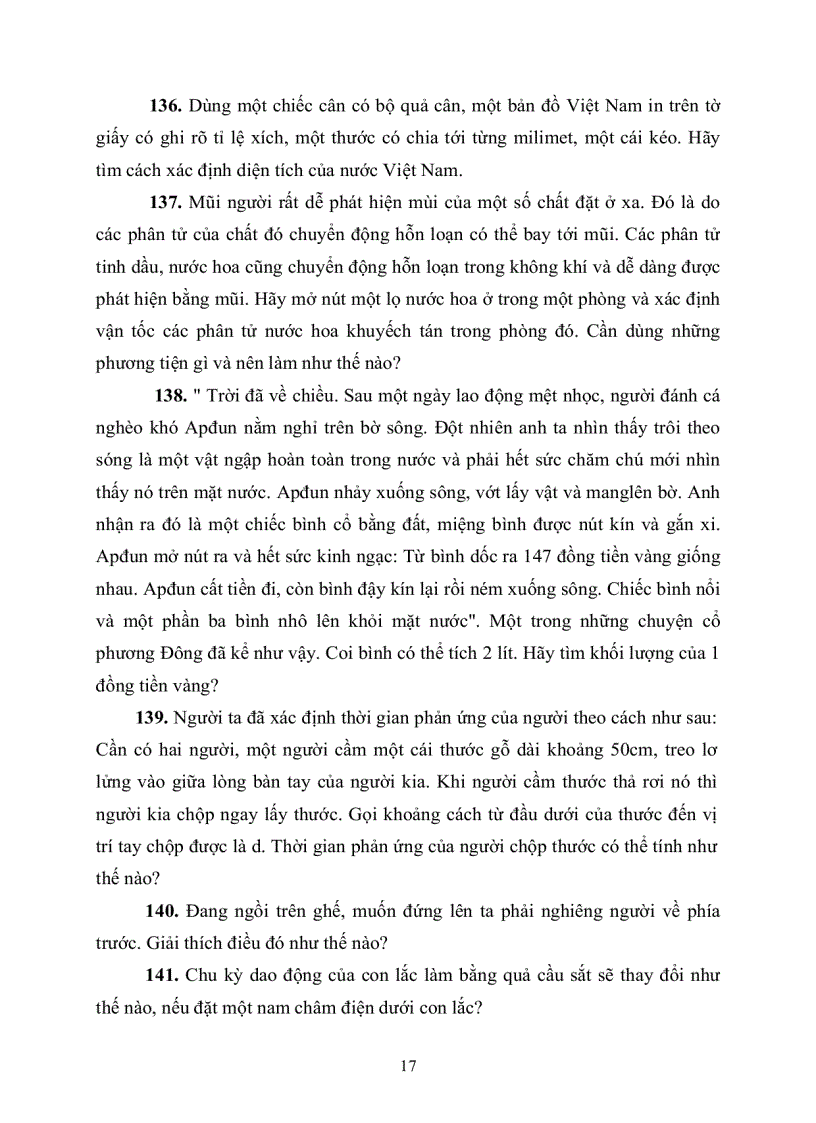 image for page Tuyển tập câu hỏi định tính vật lý hay