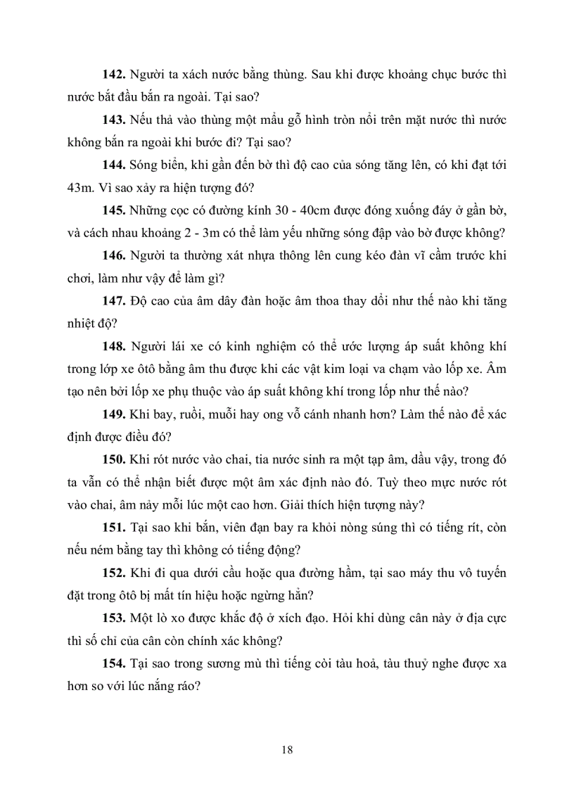 image for page Tuyển tập câu hỏi định tính vật lý hay