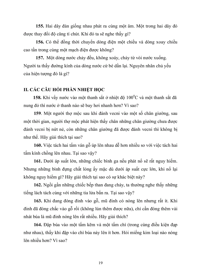 image for page Tuyển tập câu hỏi định tính vật lý hay