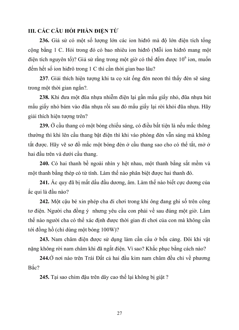 image for page Tuyển tập câu hỏi định tính vật lý hay