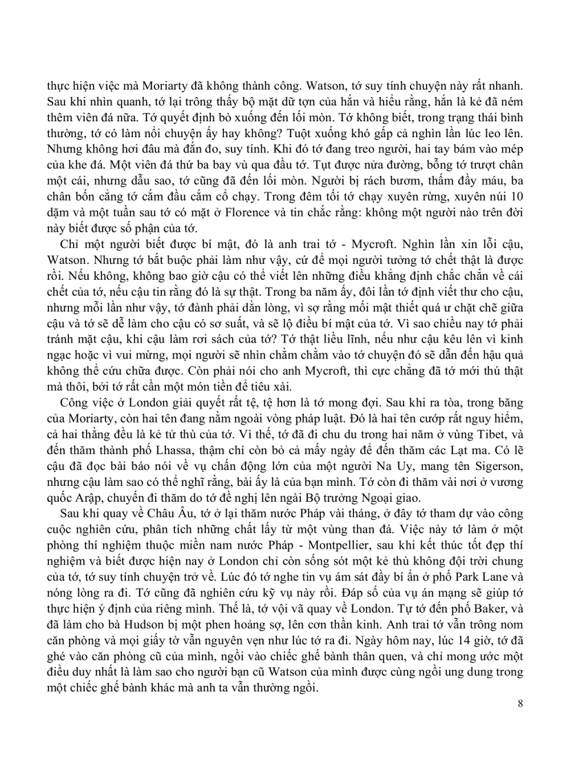 image for page Tuyển tập truyện trinh thám Sherlock Holmes Conan Doyle