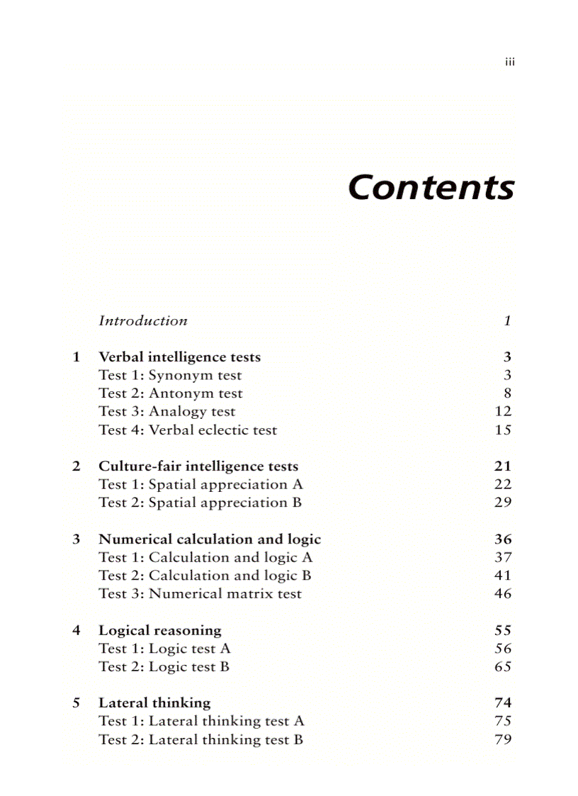 image for page E book IQ and Psychometric Tests Assess Your Personality Aptitude and Intelligence Careers Testing Trắc nghiệm IQ và đo lường tâm lý Tiếp cận đến vấn đề nhân cách năng khiếu và khả năng hiểu biết