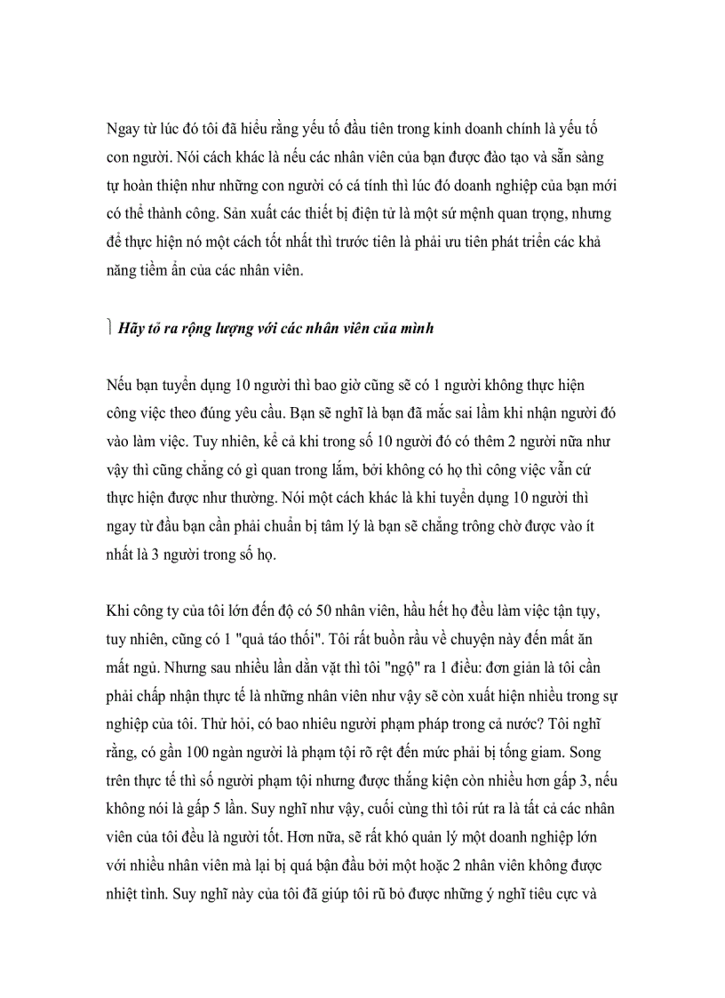 image for page Nghệ thuật Quản lý nhân sự từ cái nhìn của Konosuke Matsushita