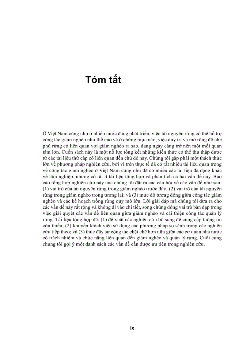 image for page Giảm nghèo và rừng ở Việt Nam William D Sunderlin Huỳnh Thu Ba