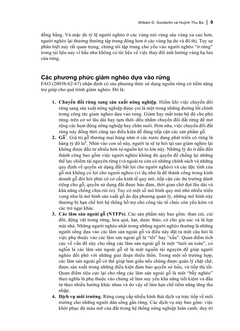 image for page Giảm nghèo và rừng ở Việt Nam William D Sunderlin Huỳnh Thu Ba